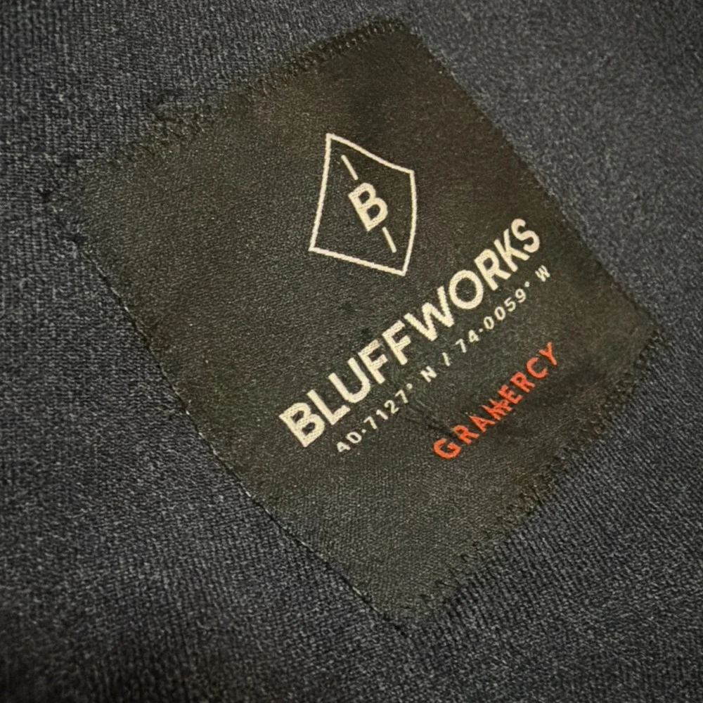 Bluffworks Gramercy Blazer Classic Fit Jacket Blue Hour 42L BW310 7 Pockets